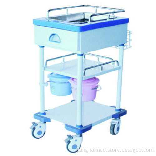 Treatment Trolley, Article Marble Table-board, CE/ISO 9001 and 13485 Certified